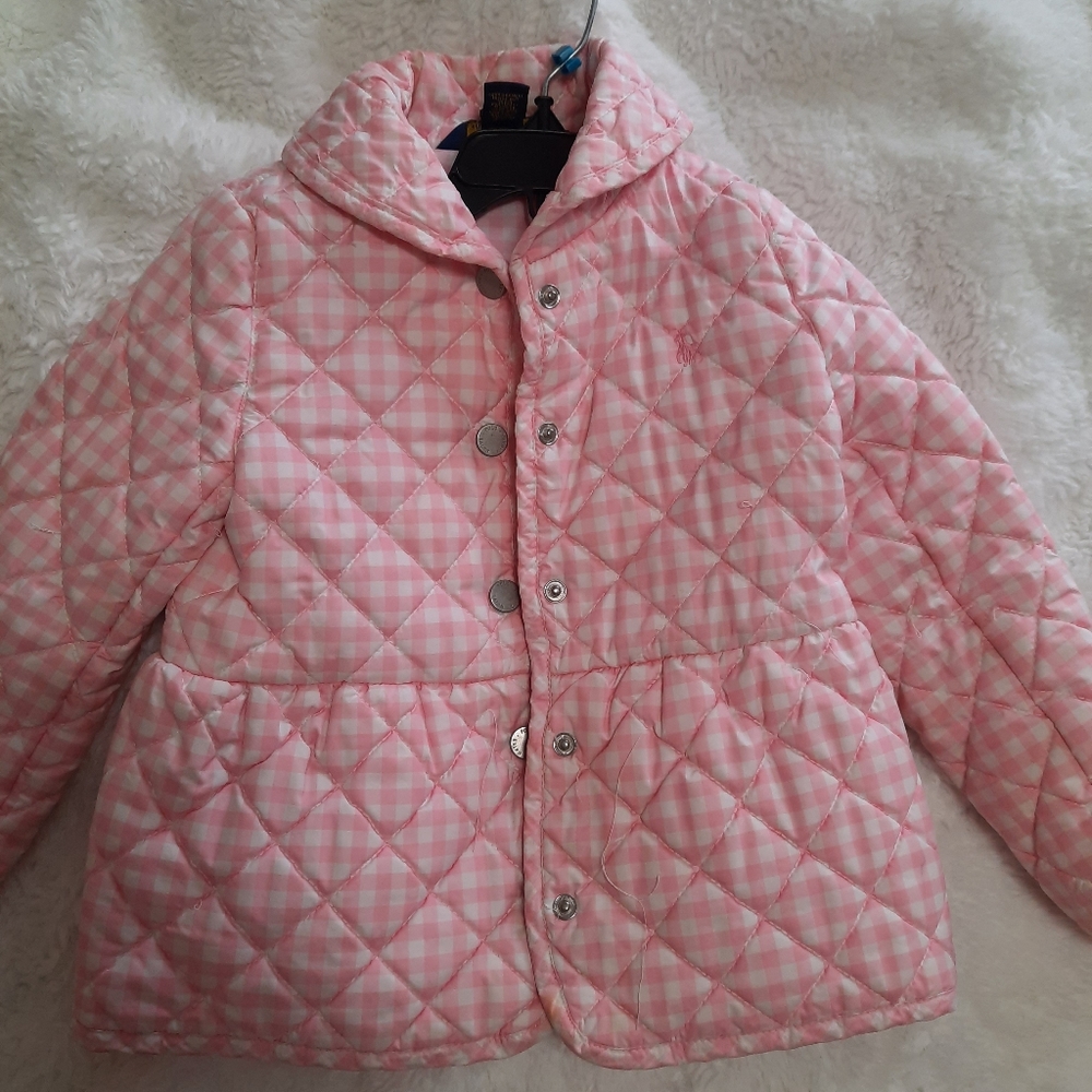 Pink & white polo Ralph Lauren jacket